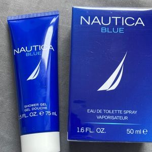 Nautica Blue Eau Toilette Spray Vaporisateur 1.6 FL Shower Gel